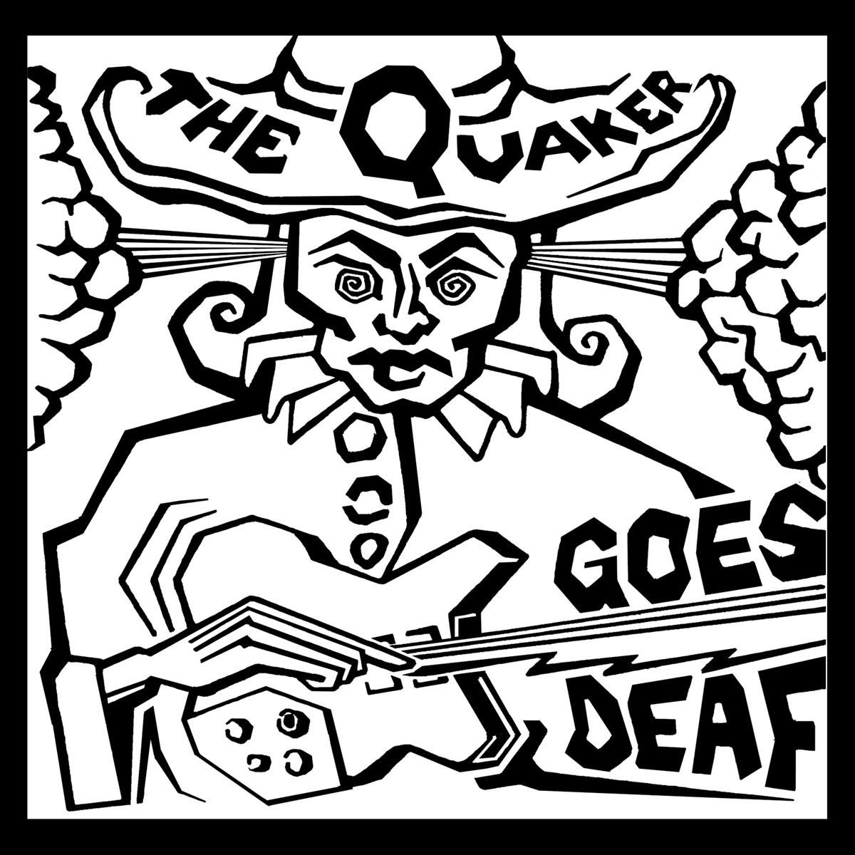 The Quaker Goes Deaf logo